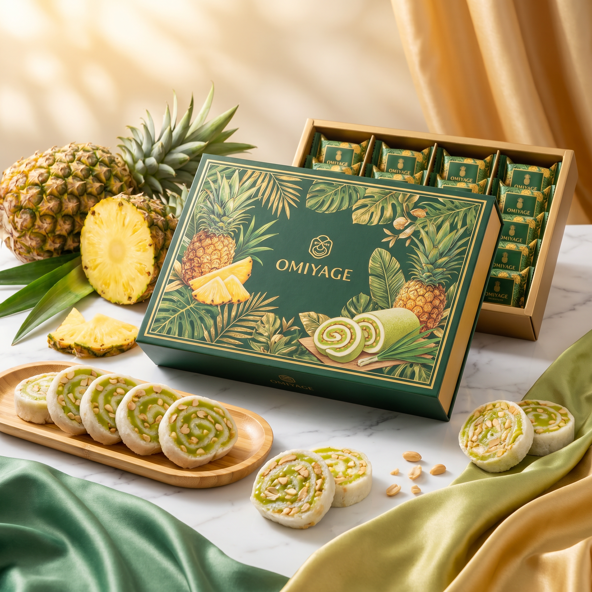 Bánh Dứa cuộn